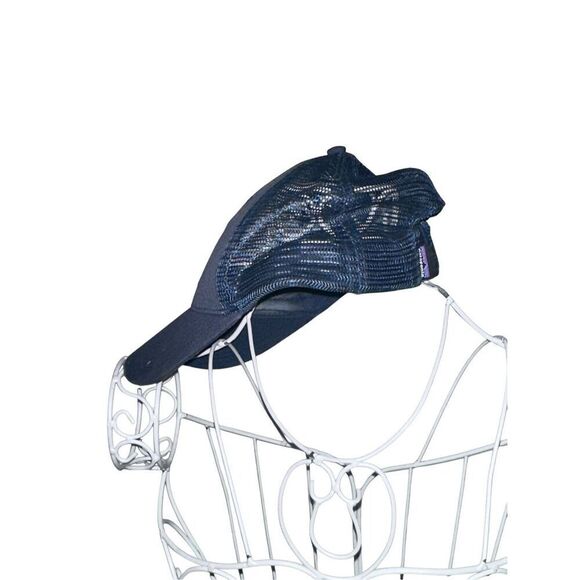 VERY NICE Patagonia Hat Cap Mens Snapback Black Hiking Camping Trail Trek Fishin - Picture 4 of 6